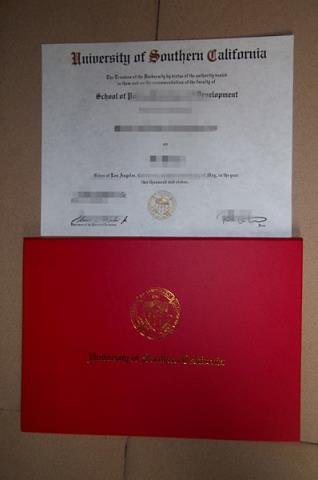 南加州大学学历模板认Z成绩单Diploma
