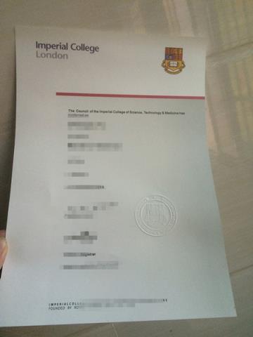 帝国理工学院学历模板样品Imperial College London Diploma
