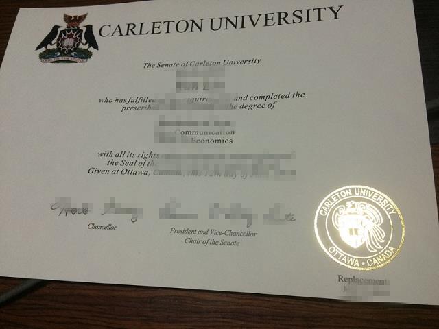 卡尔顿大学毕业证 Carleton University diploma