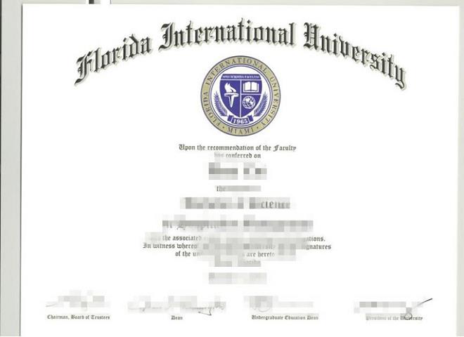 佛罗里达州立大学毕业书Diploma文凭