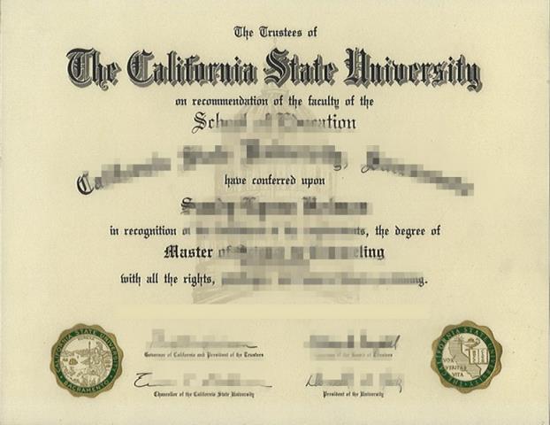美国加州州立大学奇科分校毕业证认证成绩单Diploma